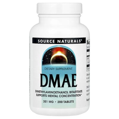 DMAE, 351 mg, 200 таблеток