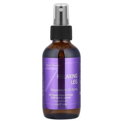 Масло магния в спрее для расслабления ног, 4 fl oz (118 ml)