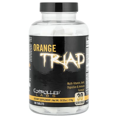 Orange Triad™ Мультивитаминная формула для суставов, пищеварения и иммунитета, 180 таблеток