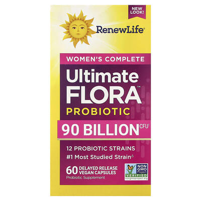Женские капсулы Renew Life Once Daily Ultimate Flora™ Pre & Probiotic 60 шт