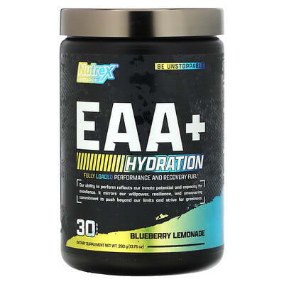 EAA+ Hydration, чернично-лимонный лимонад, 13.76 oz (390 g)