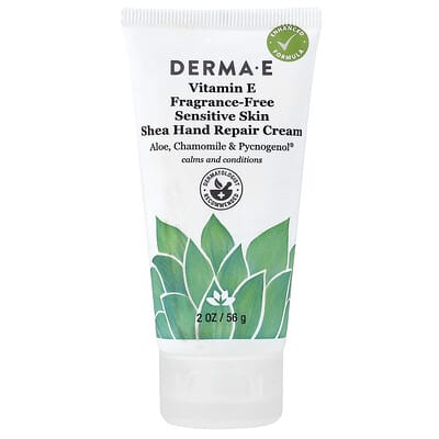 Shea Hand Repair Cream, Sensitive Skin, Fragrance-Free, 2 oz (56 g)
