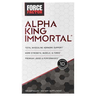 Alpha King Immortal®, 180 капсул
