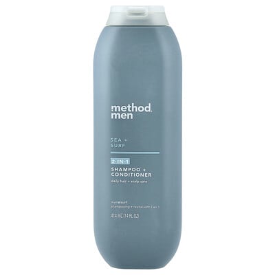 Мужской шампунь + кондиционер 2-in-1 Method, Sea + Surf, 14 fl oz (414 ml)