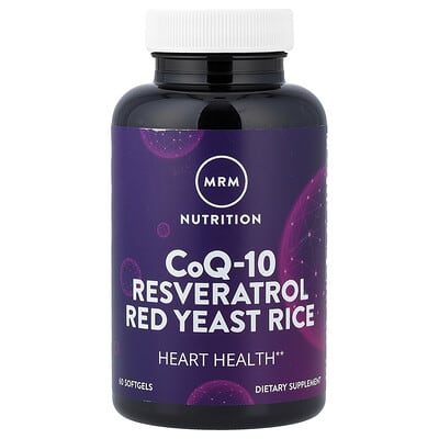 БАД MRM Nutrition CoQ-10 Resveratrol Red Yeast Rice