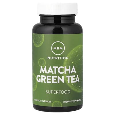 Matcha Green Tea, 60 Vegan Capsules (500 mg per Capsule)