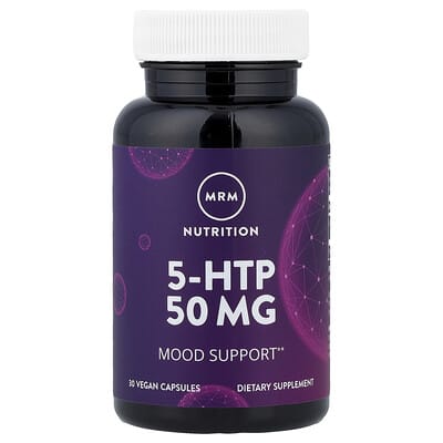 5-HTP, 50 mg, 30 веганских капсул