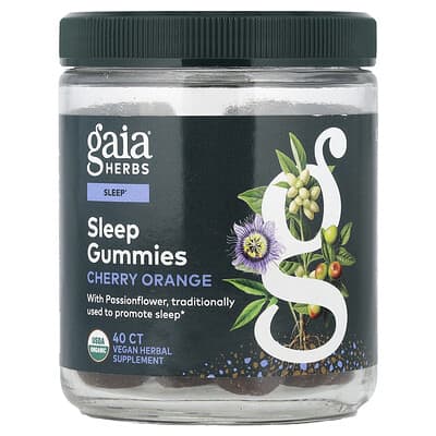 Желевые конфеты Sleep Gummies, Cherry Orange, 40 шт