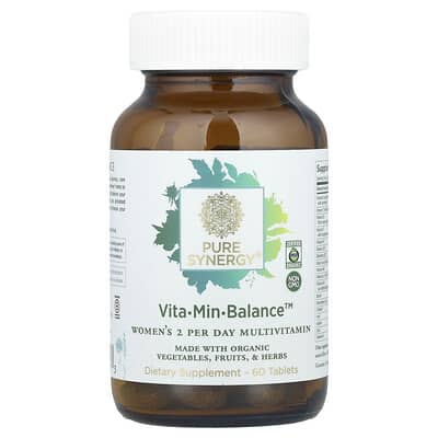 Pure Synergy Vita-Min-Balance™, женские мультивитамины, 60 таблеток