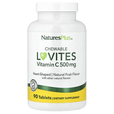 Chewable Lovites, Vitamin C, Natural Fruit, 90 Tablets