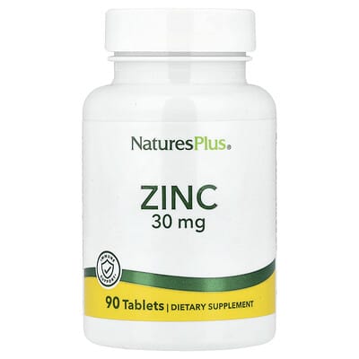 NaturesPlus Zinc, 30 mg, 90 таблеток