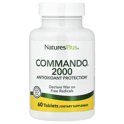 NaturesPlus Commando® 2000, 60 таблеток
