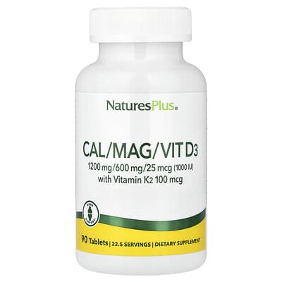 Cal/Mag/Vit D3 with Vitamin K2, 90 Tablets