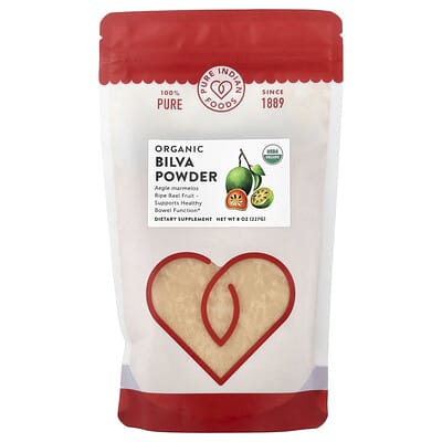 Pure Indian Foods Органический порошок Bilva, 8 oz