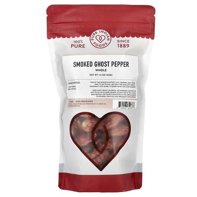 Smoked Ghost Pepper, цельный, 1.4 oz (40 g)