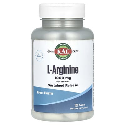 KAL L-Arginine, 120 таблеток (500 mg каждая)