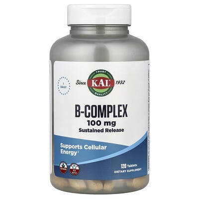 Комплекс витаминов группы B, 100 mg, 120 Tablets