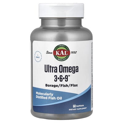 Ultra Omega 3-6-9™, 50 мягких капсул