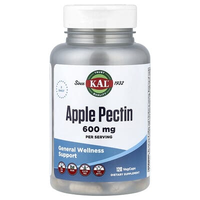 Apple Pectin, 120 вегетарианских капсул (300 mg per Vegcap)