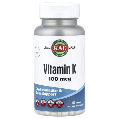 Витамин K, 100 mcg, 100 таблеток