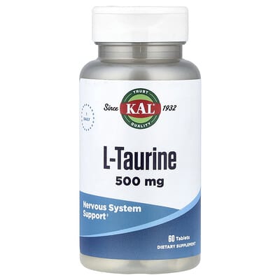L-Taurine, 500 mg, 60 таблеток