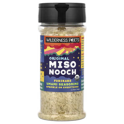 Органическая приправа Miso Nooch, Furikake Umami, 2.25 oz (64 g)