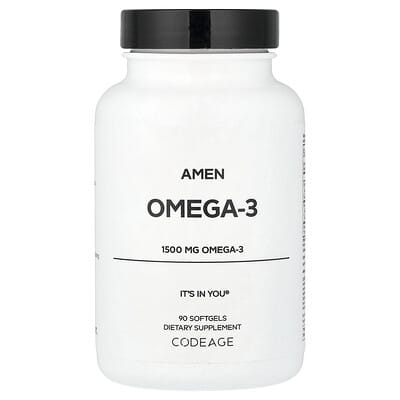 Amen, Omega-3, 90 Softgels (750 mg per Softgel)