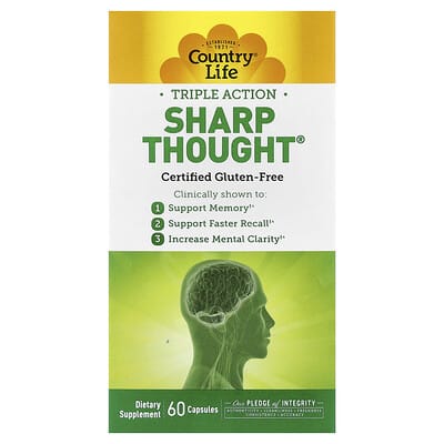 Sharp Thought®, Triple Action, 60 капсул