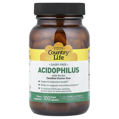 Acidophilus с пектином, 100 веганских капсул