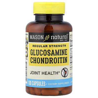 Глюкозамин Хондроитин Mason Natural, 100 Capsules