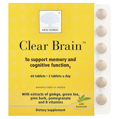 Clear Brain™, 60 Tablets