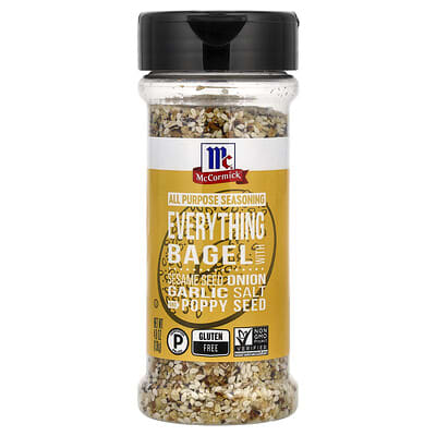 Универсальная приправа, Everything Bagel с кунжутом, луком, чесночной солью и маком, 4.8 oz (136 g)