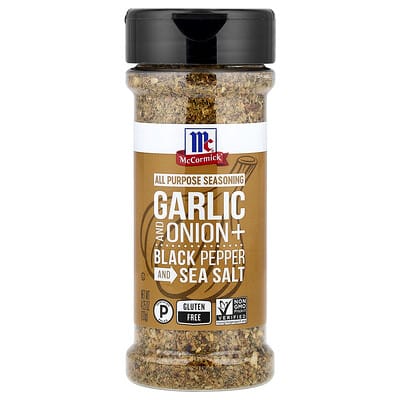 Приправа универсальная, чеснок и лук + черный перец и морская соль, 4.25 oz (120 g)