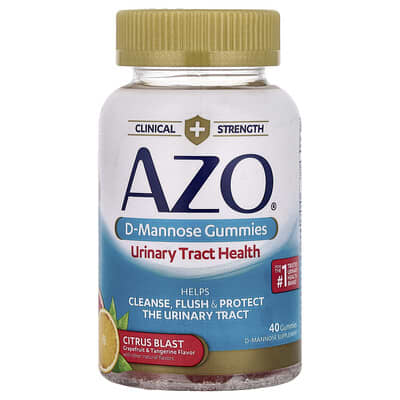 Желейные витамины AZO D-Mannose, Citrus Blast, 40 шт