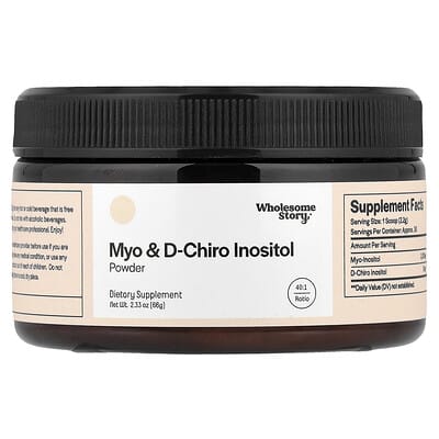 Myo & D-Chiro Inositol Powder, 2.33 oz (66 g)