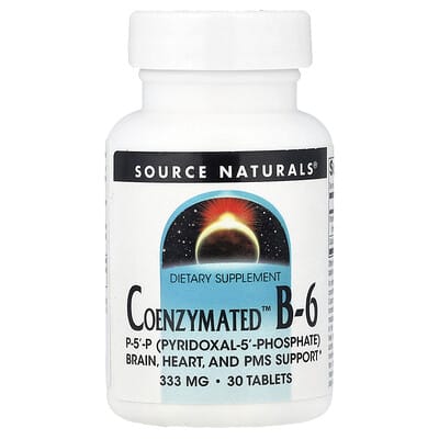 Source Naturals Coenzymated™ B-6, 30 таблеток