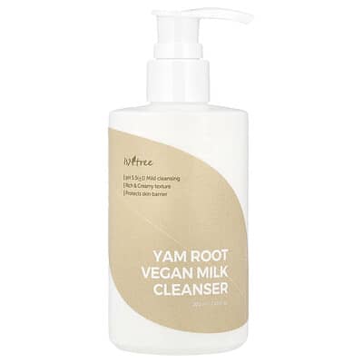Веганное молочное очищающее средство с корнем ям, 7.43 fl oz (220 ml)