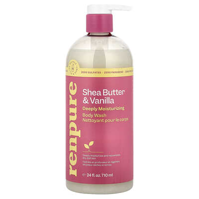 Гель для душа Renpure Shea Butter & Vanilla, глубокое увлажнение, 710 ml
