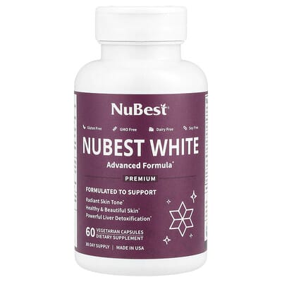 Nubest White, 60 вегетарианских капсул