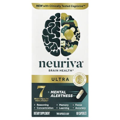 Neuriva® Brain Health, Ultra, 60 капсул