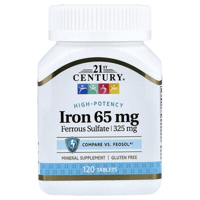 Железо, 65 mg, 120 таблеток