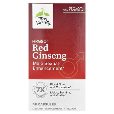 Terry Naturally HRG80™ Red Ginseng, 48 капсул
