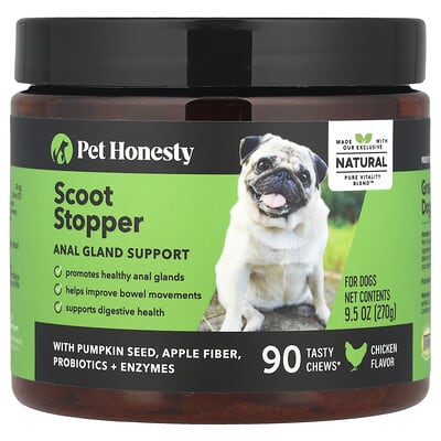 Лакомство Scoot Stopper для собак и кур, 90 штук, 9.5 oz (270 g)