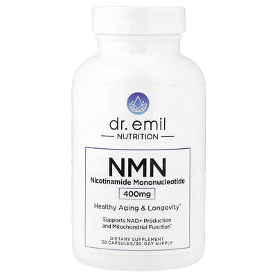NMN, 400 mg, 30 капсул
