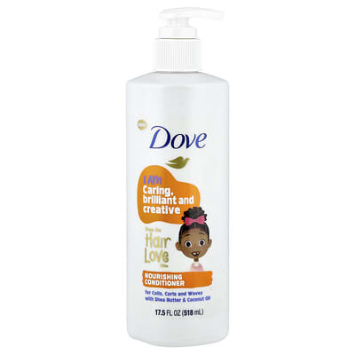 Питательный кондиционер Dove для кудрявых и волнистых волос, 17.5 fl oz (518 ml)