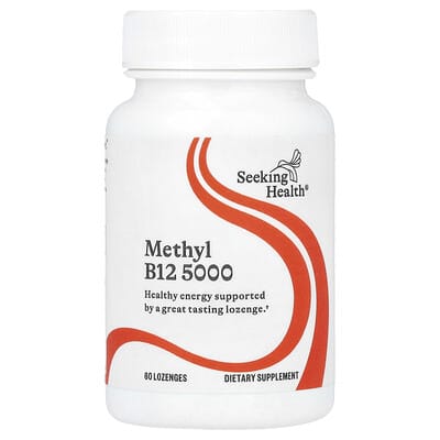Methyl B12 5000, 5,000 mcg, 60 таблеток для рассасывания