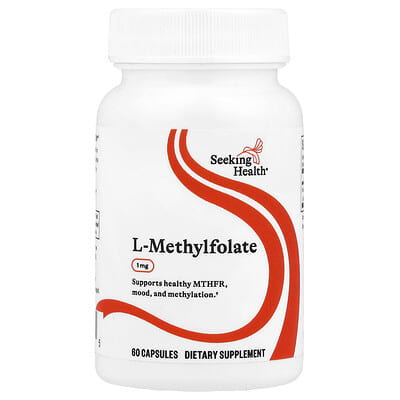 L-Methylfolate, 1 mg, 60 Capsules