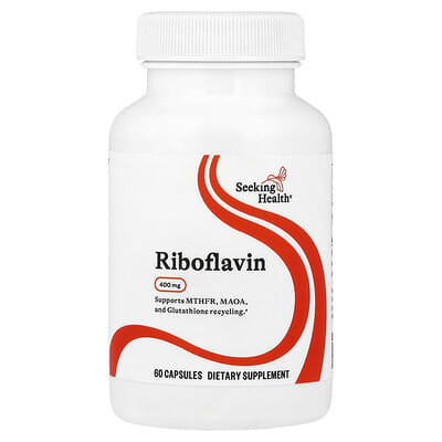 Seeking Health Рибофлавин, 400 mg, 60 капсул