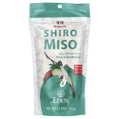 Органическая паста мисо Shiro Eden Foods, 12.1 oz (345 g)