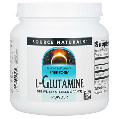 Порошок Free-Form L-Glutamine, 16 oz (453.6 g)